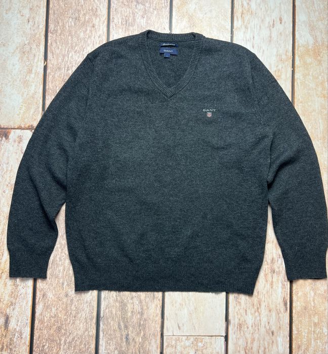 Sweter wełniany Gant w serek