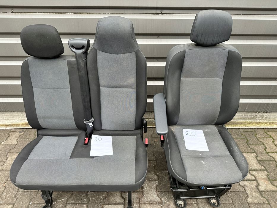 renault master iii iv komplet foteli kanapa fotel