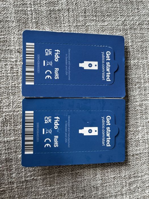 NOWE dwa klucze zabezpieczające YUBICO Security Key C NFC