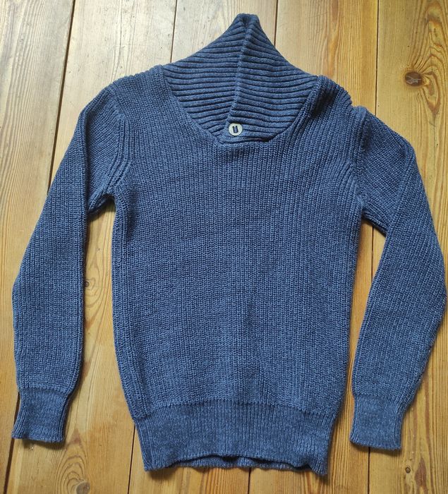 Sweter dla chłopca granatowy galowy 128 8 lat on extenso