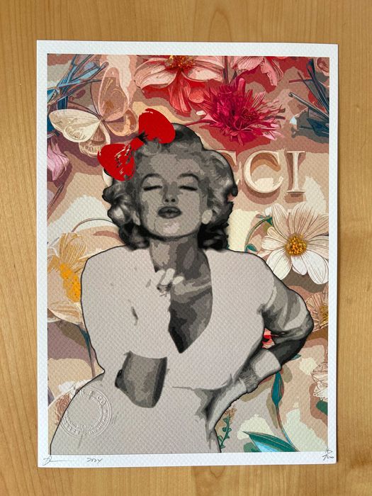 Serigrafia Death NYC Assinado Pop Art Impressão 30x21cm