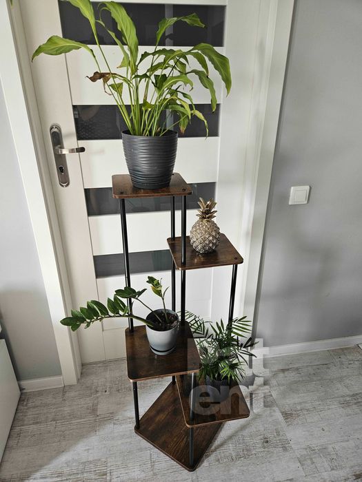 Kwietnik stojak na kwiaty rośliny wysoki loftowy elegancki nowy 105 cm