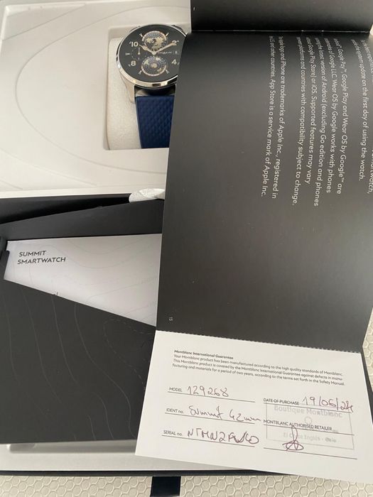 Vendo Smart Watch NOVO da MONTBLANC