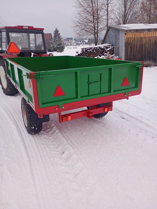 Przyczepa wywrotka kiper 3str. Ład ok 3.5t