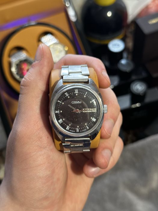 Наручные часы Слава и Orient