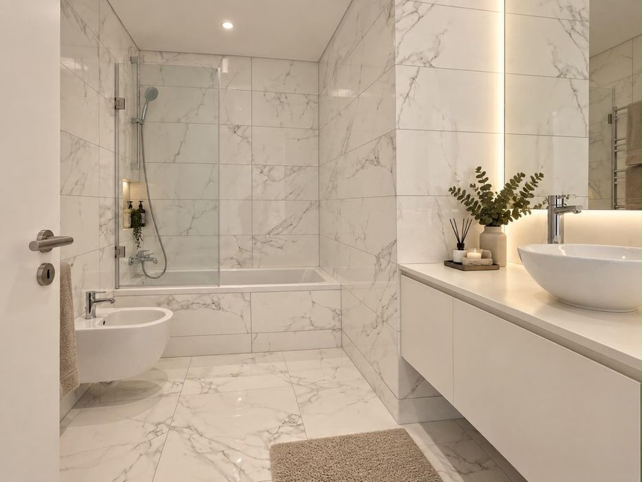 T1 novo com varanda, piscina e garagem | Maia, Porto