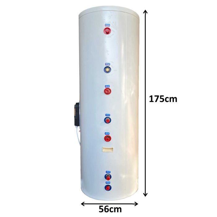 Zasobnik, zbiornik, bojler, bufor cwu stal nierdzewna 300L 2 wężownice