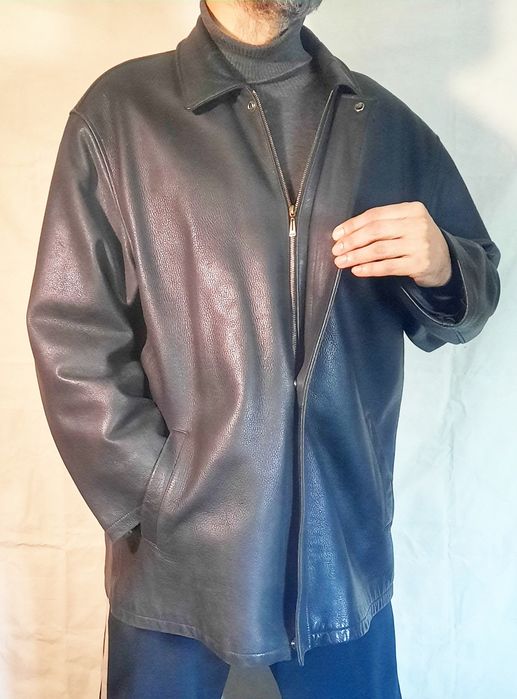 Куртка кожаная мужская 9ХL