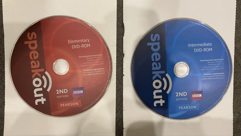 Комплект Дисків SpeakOut elementary, intermediate