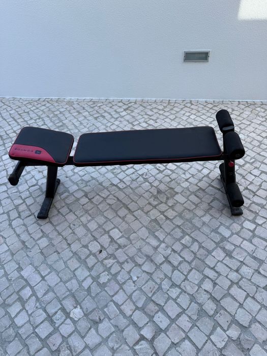 Domyos banco musculacao dobravel como novo