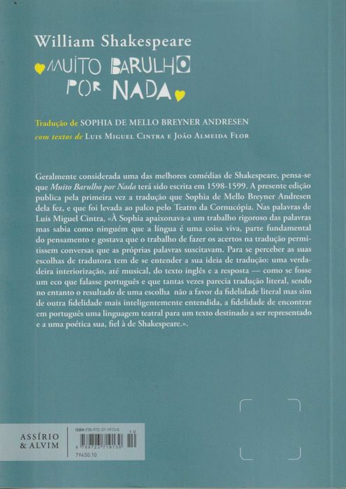 Muito Barulho por Nada - William Shakespeare