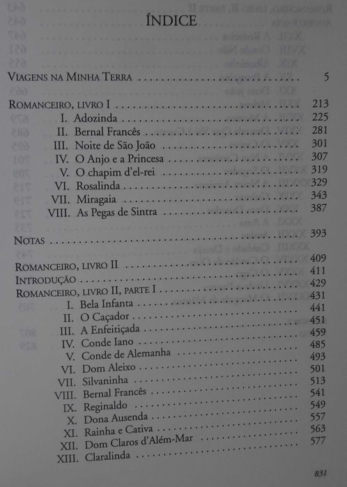 Viagens na Minha Terra / Romanceiro de Almeida Garrett