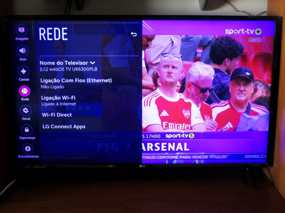Televisão Smart TV LG UHD TV 4K 108cm/43"