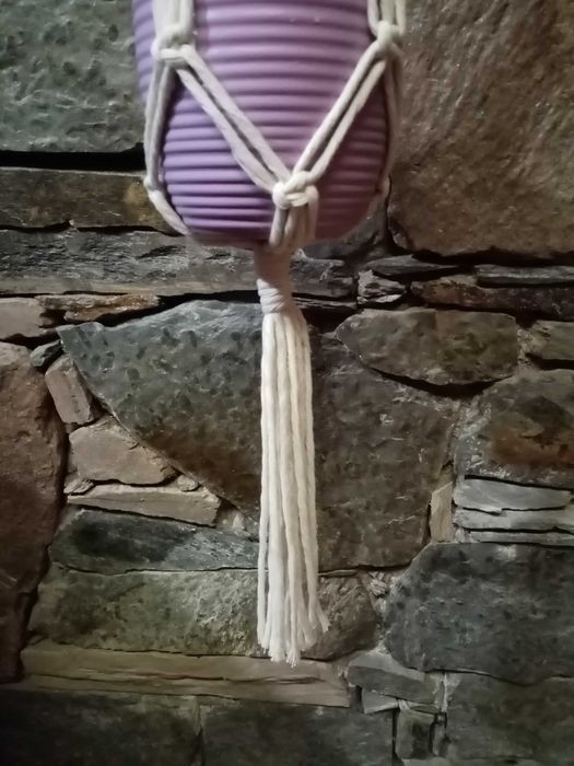 Suporte para vasos em macramé64750872086019122