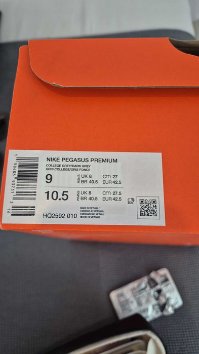 Sapatilhas Nike Pegasus Premium 42.5 usadas duas vezes compradas em Julho