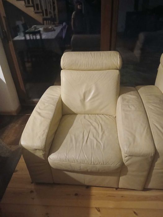 Fotel skórzany 50 zl
