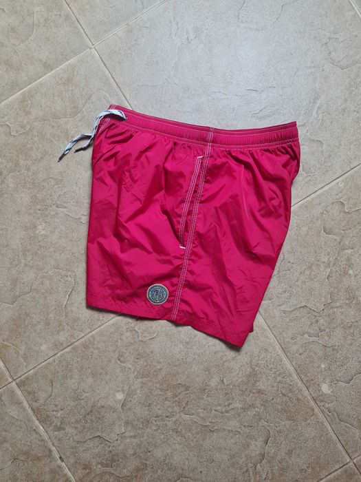 Купальні пляжні шорти REPLAY size M red червоні шорти ріплей розмір М