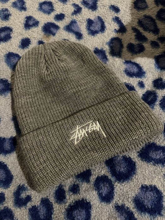Серая Шапка Stussy