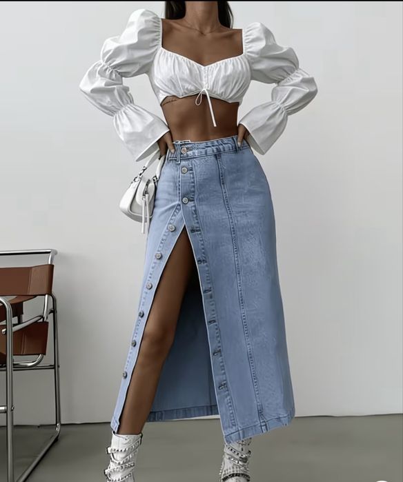 Юбка джинсова m-l