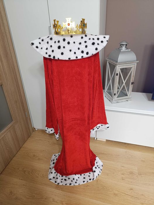 NOWY strój karnawałowy szata KRÓL KRÓLA kostium jasełka 158/164 (19)