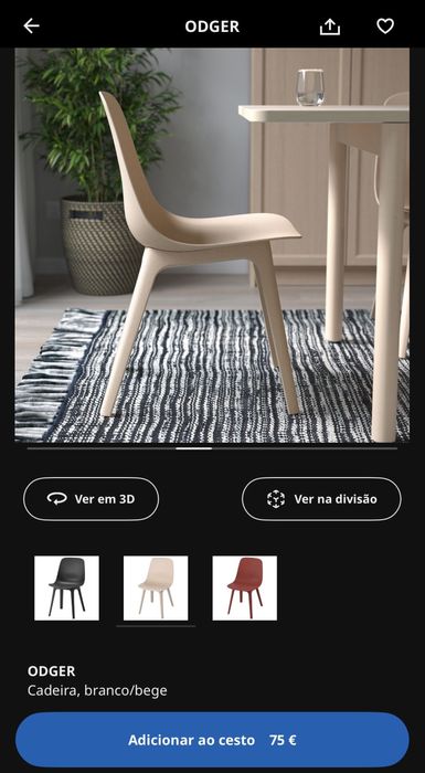 Cadeira jantar Ikea