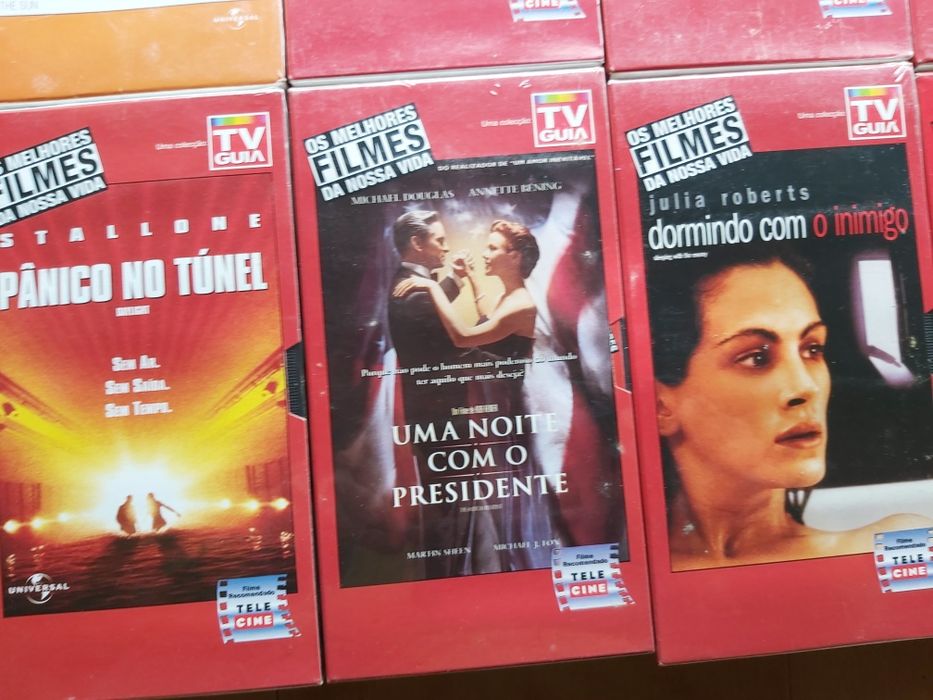 Cassetes filmes várias VHS