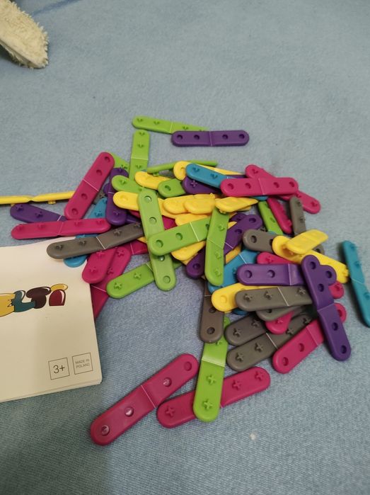 klocki konstrukcyjne 5 zestawów