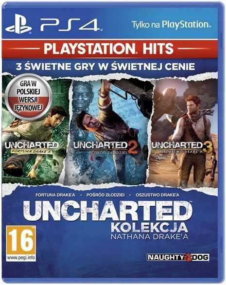Gra PS4 Uncharted: Kolekcja Nathana Drake'a 3 Gry Nowe Szybko 24H