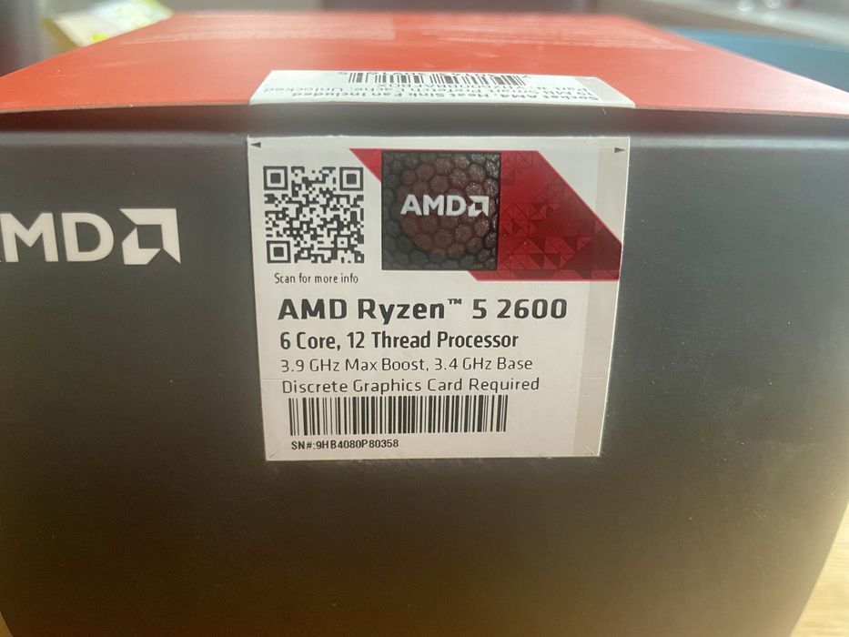 Ryzen 5 2600 box