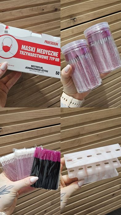 Zestaw do stylizacji rzęs metodą uv komplet