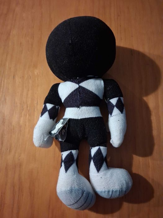 Peluche Power Ranger, "Black Ranger" com 30 cm