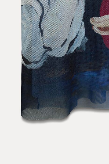 ZARA колаборація René Magritte максі сукня літня круїзна довга платье