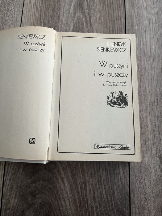 Książka w pustyni i w puszczy