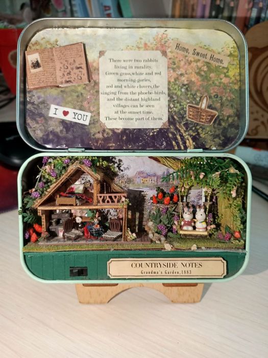 Конструктор 3D DIY Міні Румбокс у металевій скриньці COUNTRYSIDE NOTES