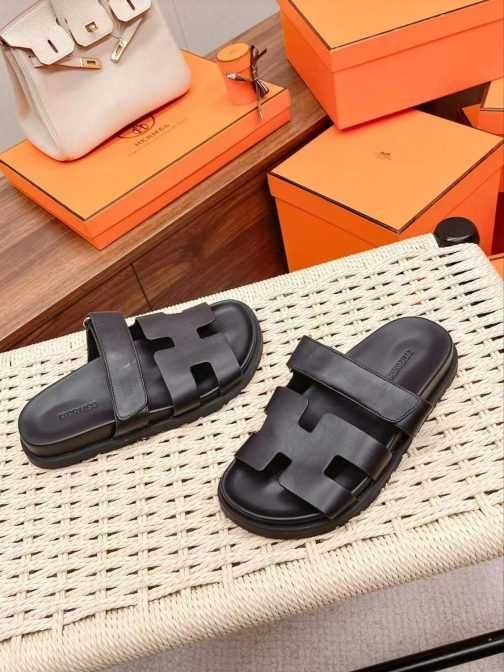 Buty klapki, skóra, od reki 45789-1