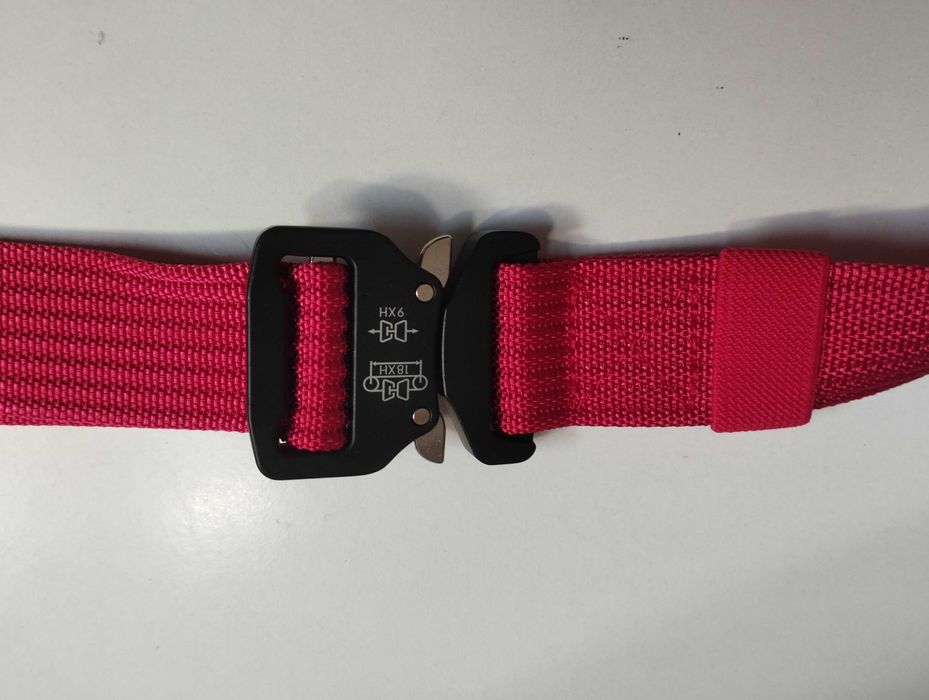 Cinto de encaixe rápido, vermelho. Bombeiro