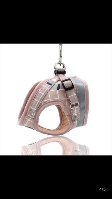 Arnês para cães ,gatos anti puxoēs peitoral ajustável