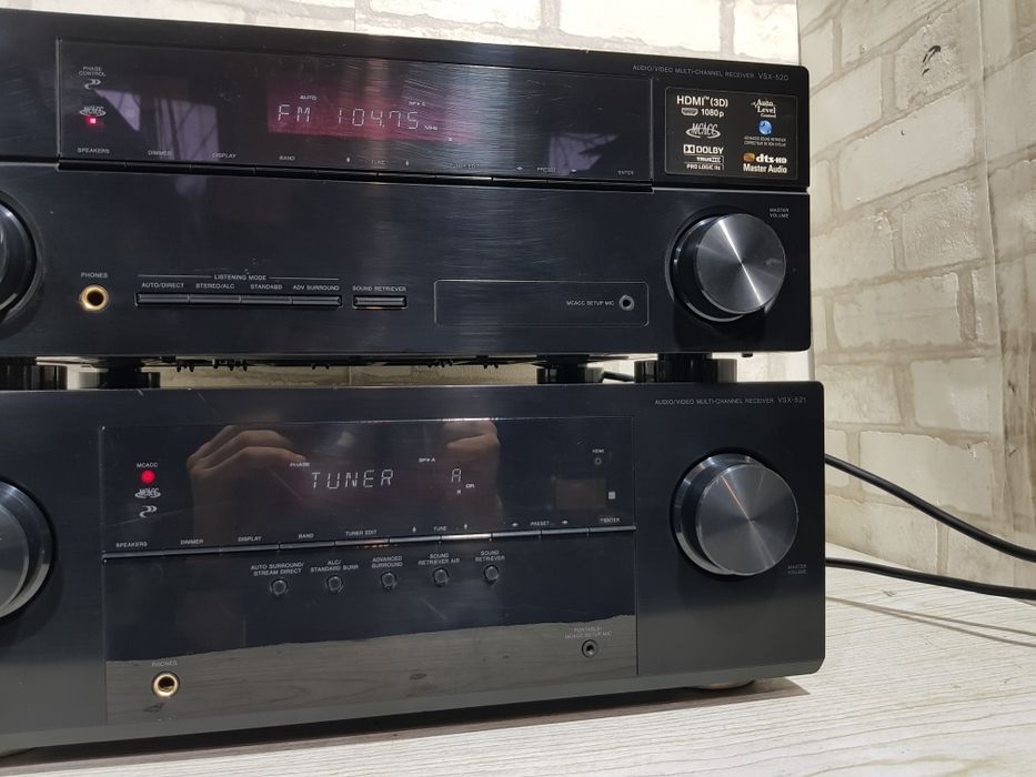 5.1 AV ресивер PIONEER VSX-520+2/,521+2/ 5* 130 Вт, HDMI, 3D, б/у з Ні