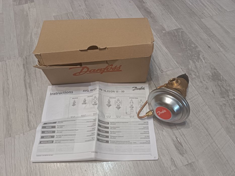 Regulator przepływu ciśnienia Danfoss 003H6712 - AVQ, PN 16, DN 15