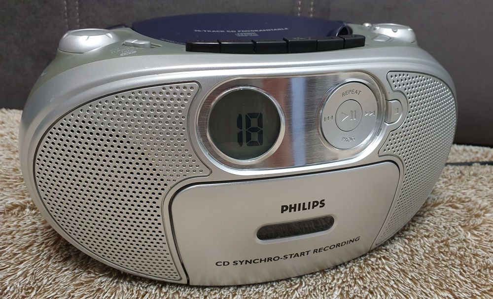 Магнітола (Бумбокс) Philips AZ1022 — Шикарний стан\ Привезена з Англії