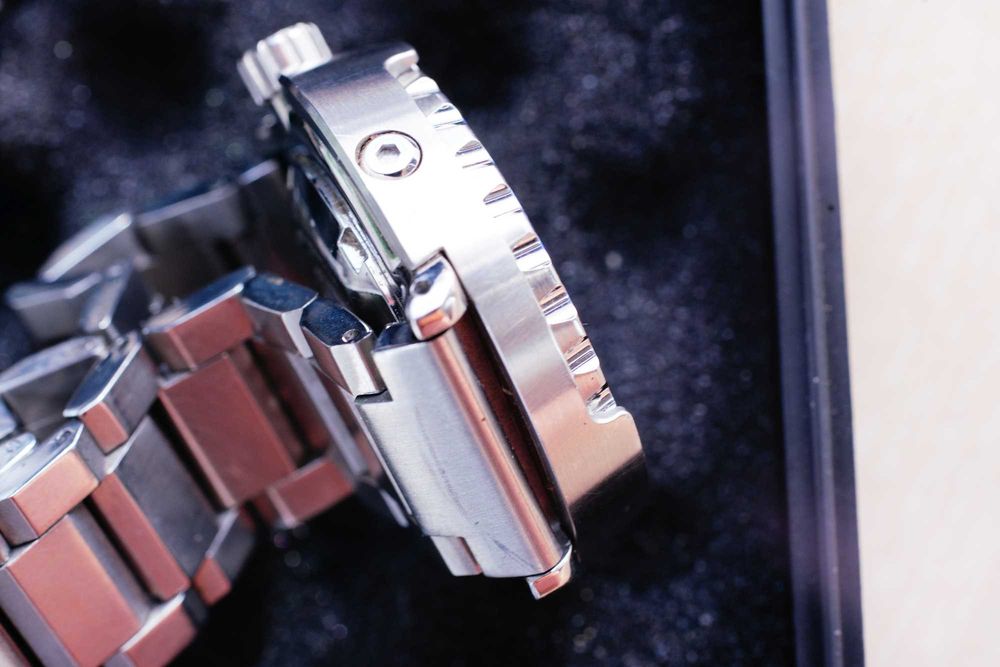 Seiko mod Tuna Marinemaster Diver 300m Steeldive szafir