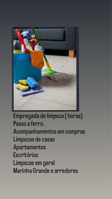 Ofereco horas de limpeza