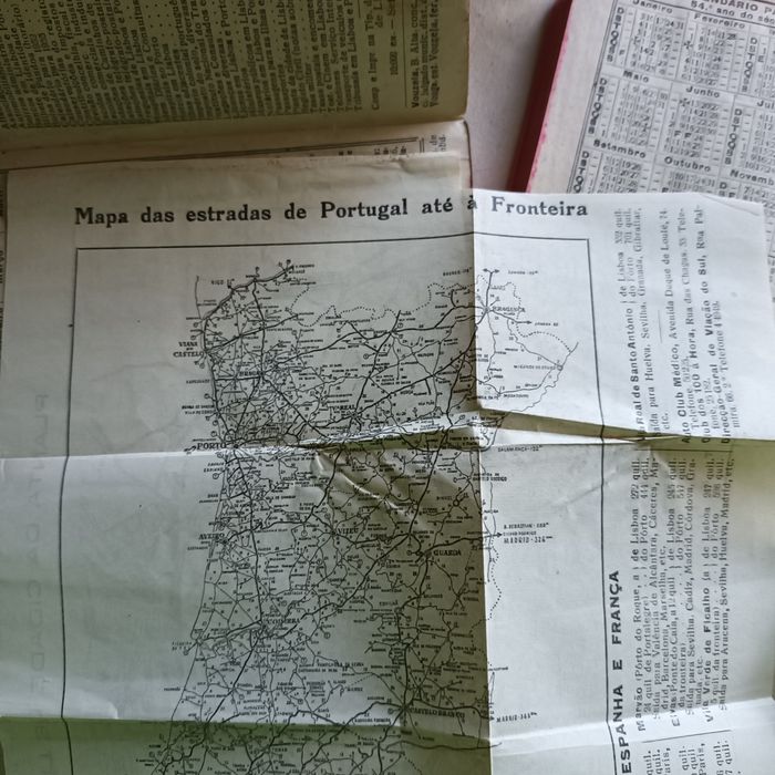 Ver fotos Agendas de algibeira 1952 e 1953 com mapa da cidade se lisbo