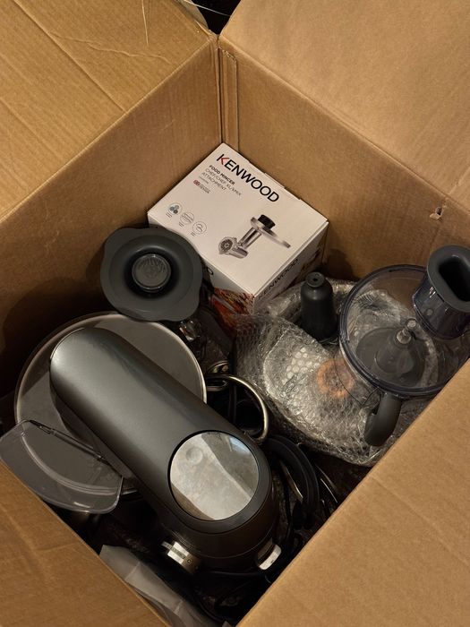 Kenwood Titanium Chef Baker XL –bogaty zestaw, 2 misy, waga - JAK NOWY