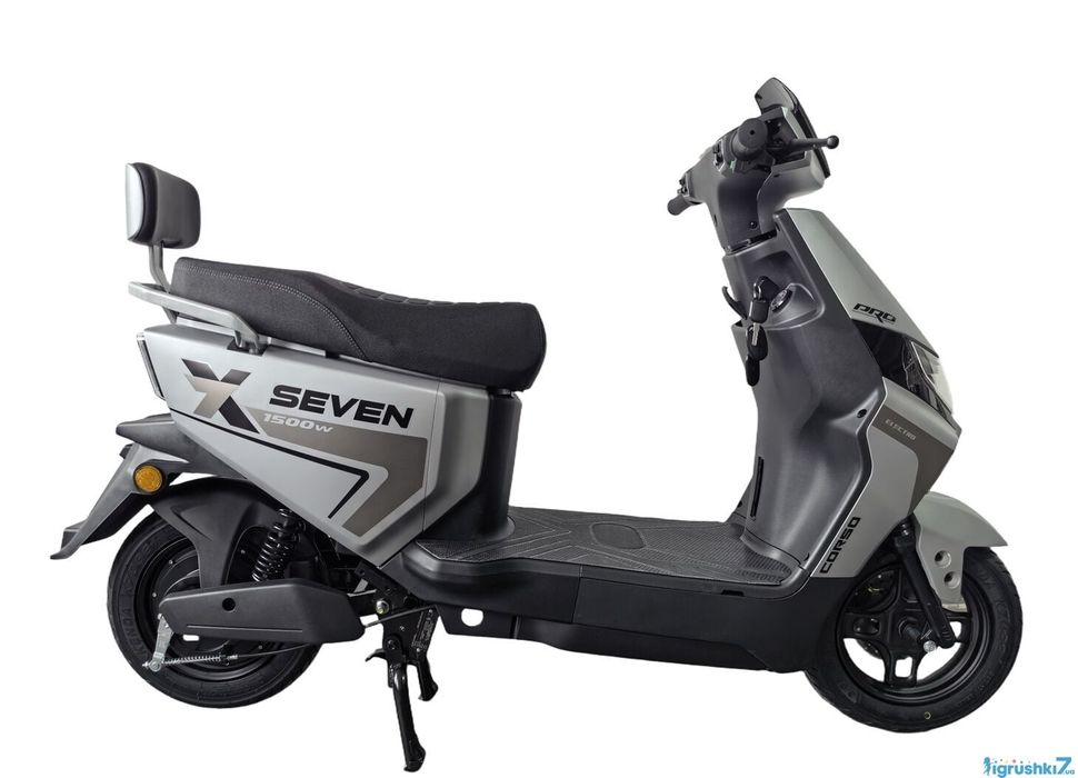 НОВИНКА! ДОСТАВКА Безкоштовна!Електричний мопед Corso SevenX SX-905069 (1) двигун 1500W, акумулятор літій-залізо-фосфатний 72V/30Ah