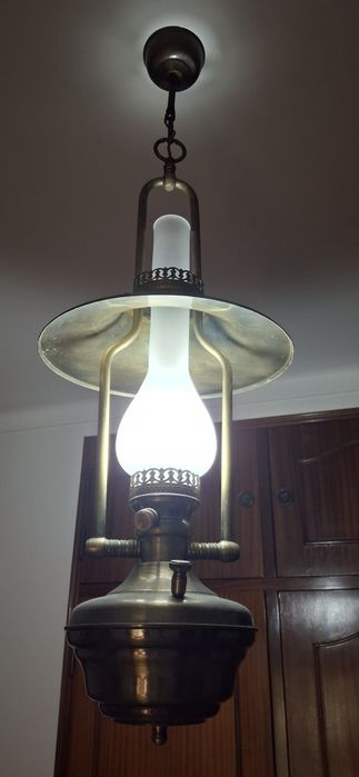 Candeeiro / Luminária de teto latão