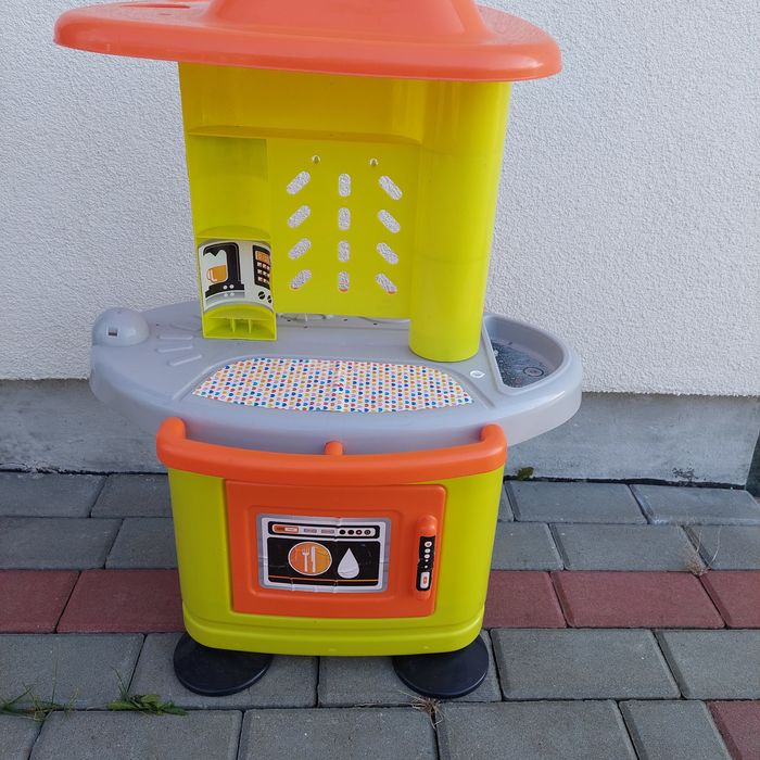 Kuchnia dla dzieci dwustronna plastikowa z dźwiękiem