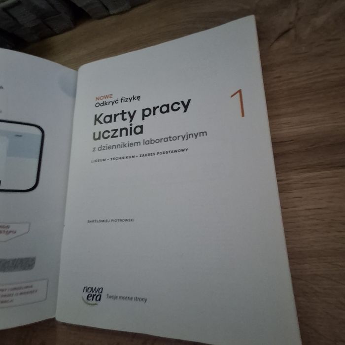 Zeszyt pracy NOWE odkryć fizykę