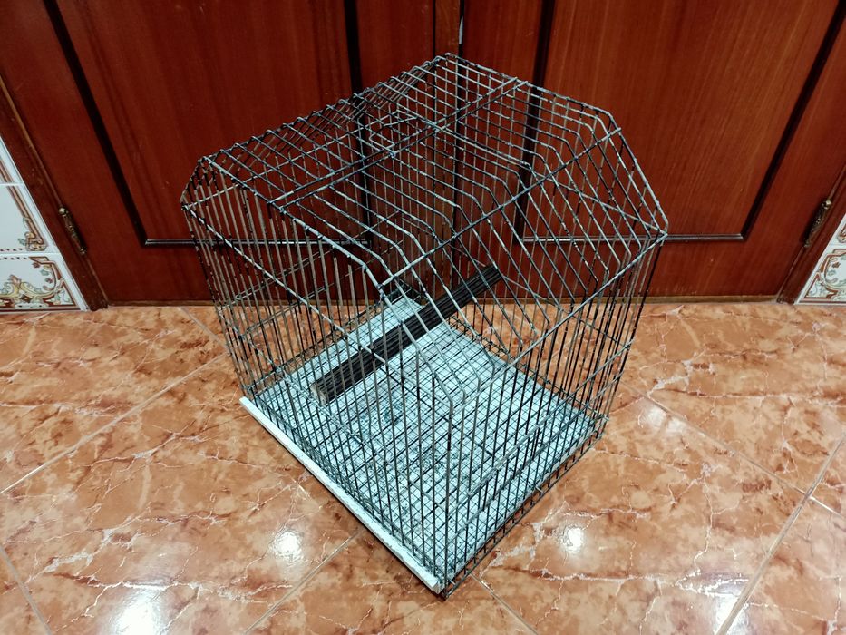 Gaiola galvanizada pássaros aves casa quarto apartamento vivenda