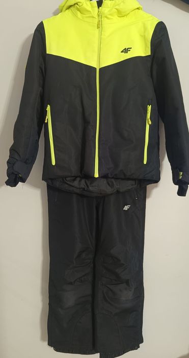 Kurtka i spodnie narciarskie 146 cm 4f